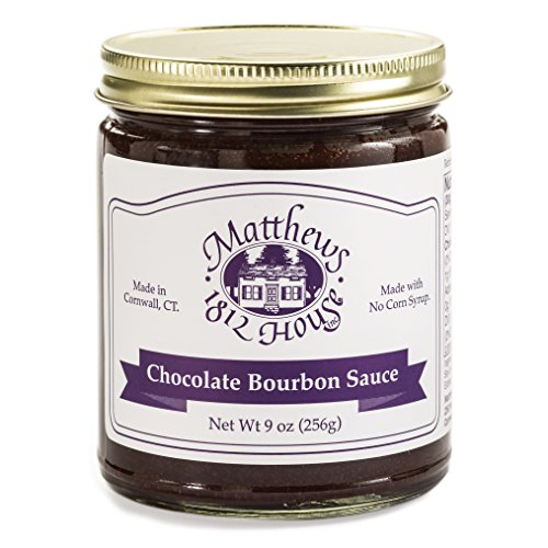 Matthews 1812 House Chocolate Bourbon Dessert Sauce- Real Kentucky Bourbon, Small Batch, Gourmet Dessert Sauce, Ice Cream Topping, No Corn Syrup, 9 oz - Thumbnail 3