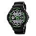 Misskt 30m Water-proof Boys Girls Sport Digital Led Watch with Alarm Stopwatch Children Watch green