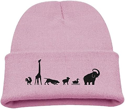 HSXOOW Beanie Toddler's Animals-by-Rones.png Warm Beanie Hat Skull Cap