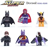 GoobandÂ® Super Heroes X-Men MiniFigures Building block Children toys Educational DIY Toys 6pcs/set