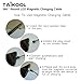 TAiKOOL Magnetic Phone Cable Connector Tips Head for USB Type C All Phone Pad Tablet Devices. 360° Round Strong Magnetic Max 2.4A Fast Charging. (TypeC Port connectors)