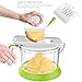 LOVKITCHEN Multi-functional Spiral Vegetable Slicer Set Hand Crank Manual Food Processor/Chopper, Blender, Shredder, Meat Grinder, Citrus Juicer, Mandoline Slicer Set With 5 Interchangeable Blades