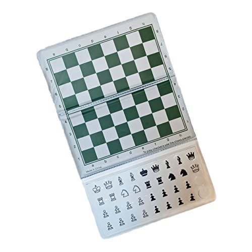 WE Games Magnetic Checkbook Chess Set - Great for Travel