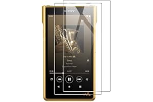 BestforYou 2pcs 9H Scratch-Proof Premium Protective Screen Protector Film Tempered Glass for Sony Walkman NW-WM1AM2 WM1AM2 NW-WM1ZM2 WM1ZM2 (2PCS)