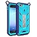 iPhone 6S Case, POETIC Revolution [Premium Rugged] Protective Case with [Landscape Stand Feature] [Shock Absorption & Dust Resistant] for Apple iPhone 6 /iPhone 6S Cyan/Dark Blue