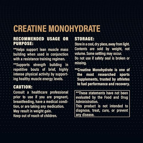 METALIFE 100% Pure Creatine Monohydrate Powder 200 Servings, Micronized Powder, Muscle Growth, Unflavored, Ideal for Athletes & Fitness Enthusiasts, Third Party lab Tested, Vegan, 1000 g