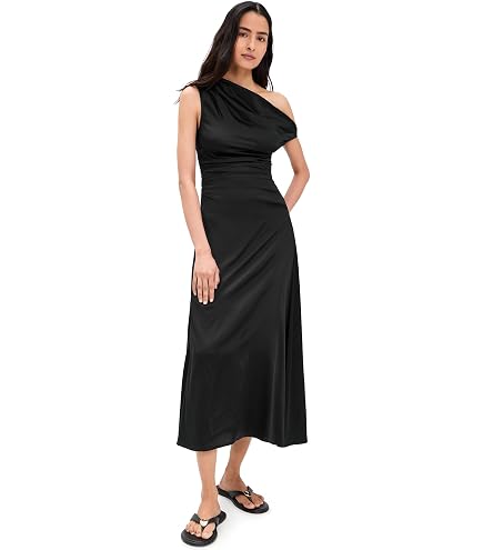 Amazon.com: STAUD Women's Calluna Organza Floor Length Dress Gown Black (US, Alpha, Medium, Regular, Regular, Black) : Clothing, Shoes & Jewelry