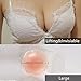Nanooer Silicone Reusable Breast Lift Nipple Cover Pasties for Women, Nippleless Covers Best Diameter 4inch (Petal&Round)