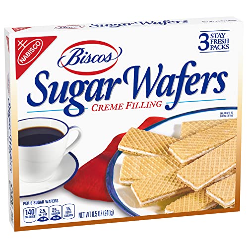 BISCOS CREME FILLED SUGAR WAFERS, 6 – 8.5 OZ BOXES