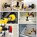 KNGUVTH 13 Piece Drill Brush Attachments Set, Power Scrubber Brush Cleaning Kit with Scrub Pads & Drill bit Extender - Cleaning Supplies for Bathroom, Grout, Floor, Tub, Tiles, Sinks, Kitchen, Car