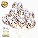 Confetti Balloons 15 Pack Latex Round Colorful Paper Balloons - 12