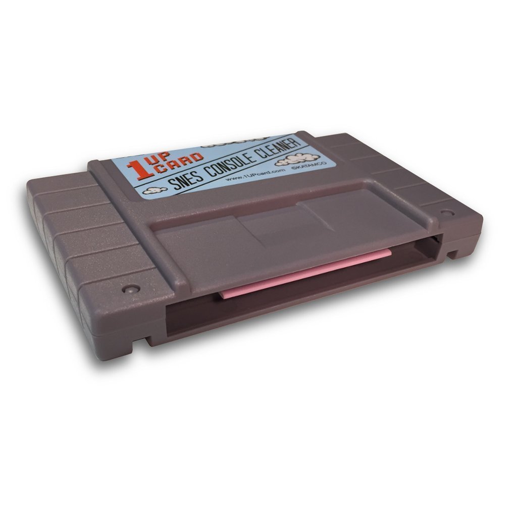 Video Game Console Cleaner Compatible With Super Nintendo (SNES) by 1UPCard: Video Games