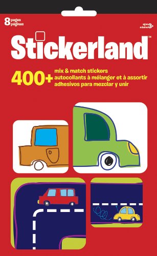 SandyLion City Blocks Stickerland Pad - 8 Page