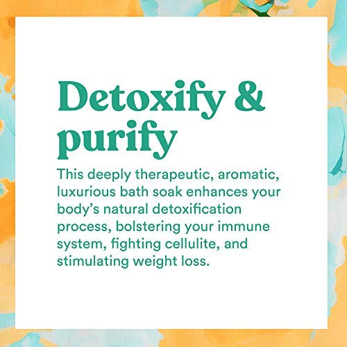 Asutra, Detox & Slim Down, 100% Pure Dead Sea Bath Salts, Cleanse, Purify & Fight Cellulite, Rich In Vital Healing Minerals, Organic Eucalyptus, Tea Tree and Lemon Essential Oils, 16oz
