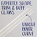 Bona Fide Beauty Pet Nail File Made of Czech Glass, Quiet and Painless Pet Nail Filer for Small Dogs, Cats, Birds, and Rabbits