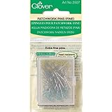 Clover Patchwork Pins-Fine, 100 Per Pack