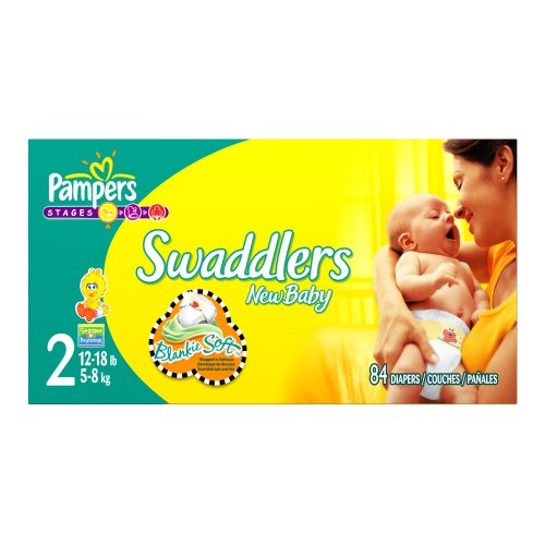 Pampers swdlrs size 2 84ct (037000224839)