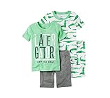 Carter's Boys' Later Gator 4-Piece Sleepwear Set