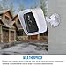Frienda 360 Degree Adjustable Wall Mount Bracket and Silicone Protective Skin for Blink XT Indoor/Outdoor Security Camera (White, 1 Set)