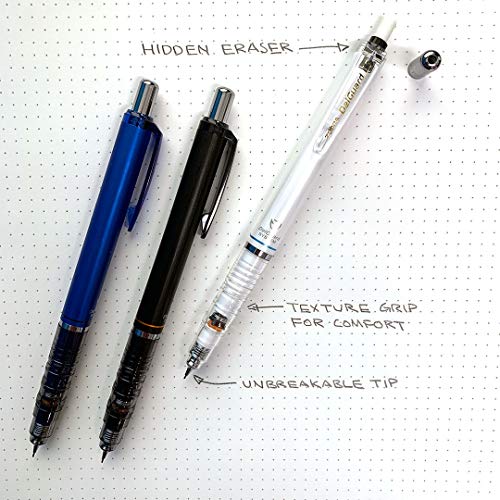 Zebra Pen DelGuard Mechanical Pencil HB2 Lead Refills, 0.5mm, Fine