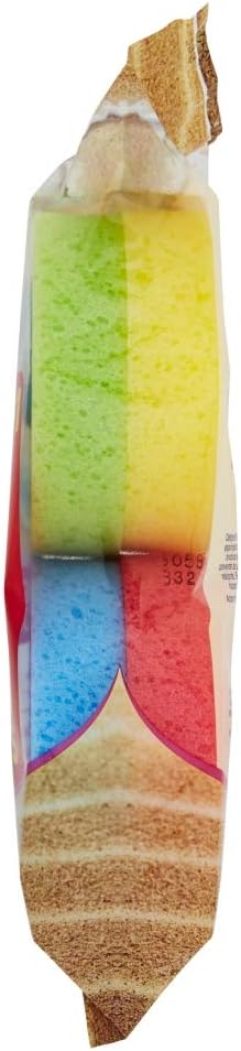 Calypso - Relaxing Sensation, Sponge Soft Multiplies The Foam - 4 Sponges, Red, Blue, Green and Yellow, 4 count (Pack of 1) - Image 4