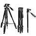 POLAM-FOTO TA-12 70’’ Portable Aluminum Tripod with 2 in 1 Monopod, Lightweight and Compact for Travel,for Nikon,Phone,DSLR/SLR/Camera/Binocular.