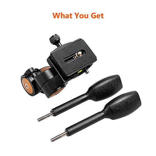 image for COOCHEER Tripod Head, Video Head for Manfrotto Benro Gitzo Tripods, Mo