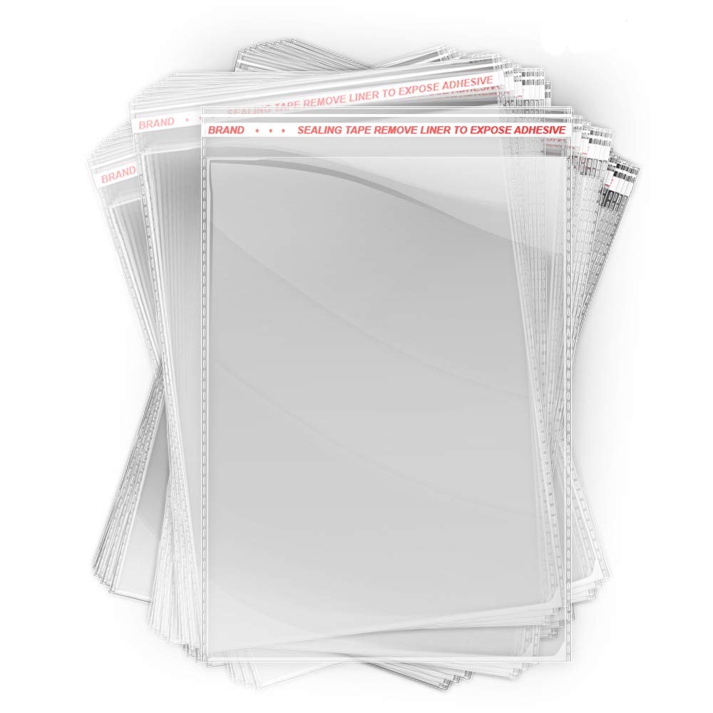 C6 162mm x 120mm + 35mm Flap - Cellophane Greeting Card Display Bags 36 Micron Self Seal (100)