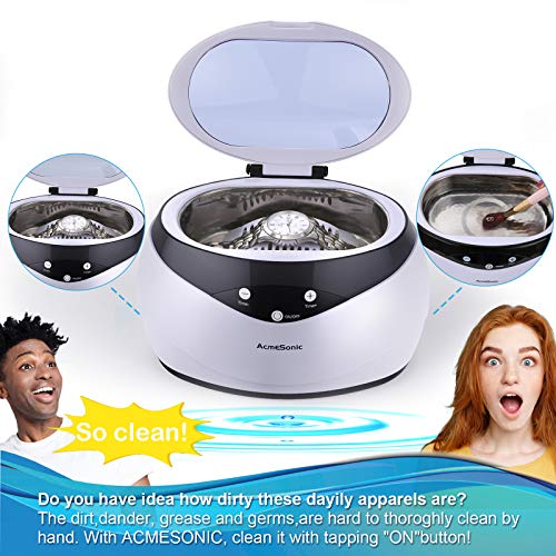 3 Ultrasonic+Cleaner+Jewelry+Eyeglass+Frequency