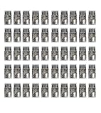 Alightings LED Strip Connector for 4Pin 5050 RGB Waterproof LED Strip Lights- Strip to Wire Quick Connection, 20 - 18 AWG Wire No Stripping (Pack of 50)