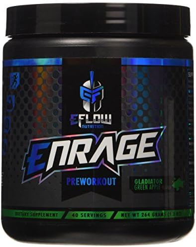 Enrage Preworkout Green Apple by eFlow Nutrition