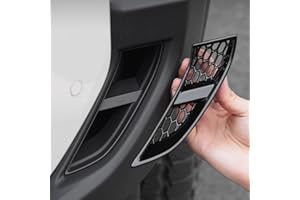 SFWAYA Front Fog Lamp Inlet Cover for 2024 2025 Toyota Land Cruiser 250 1958 Prado LC250 J250 Exterior Fog Lamp Guard Cover Anti Clogging Intercepting Debris Decorative Sticker Tuning Accessories