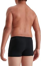 Speedo Boys Eco Endurance+ Aquashort Chlorine Resistant Quick Drying Black view 3