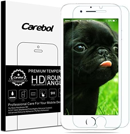 Carebol HD Clear Tempered Glass Screen protector for iPhone 6 plus /iPhone 6S Plus (5.5 inch ONLY), Anti-fingerprint/scratch-proof, Professional Care for your mobile phone