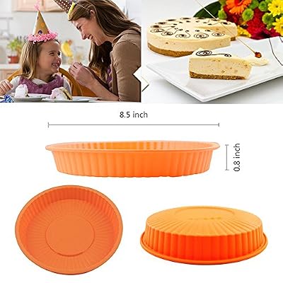 Candy Making Molds Silicone Round Cake Bake Mold Pan Bread Chocolate Pizza Bakeware Tray Mould Candy Making Molds