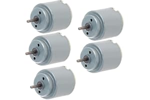 LAGOGIA 1.5-6V 5000-20000RPM DC Micro Motor 260 Mini Motor Electric Motor Round Shaft for RC Boat Airplane Toys Model DIY Hobby - (5 PCS)