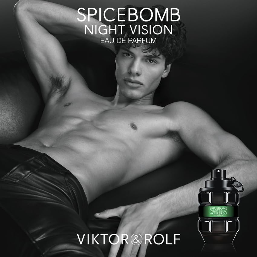 Viktor&Rolf - Spicebomb Nightvision Eau de Parfum - Woody & Spicy - Cologne for Men - With Notes of Incesne & Clove
