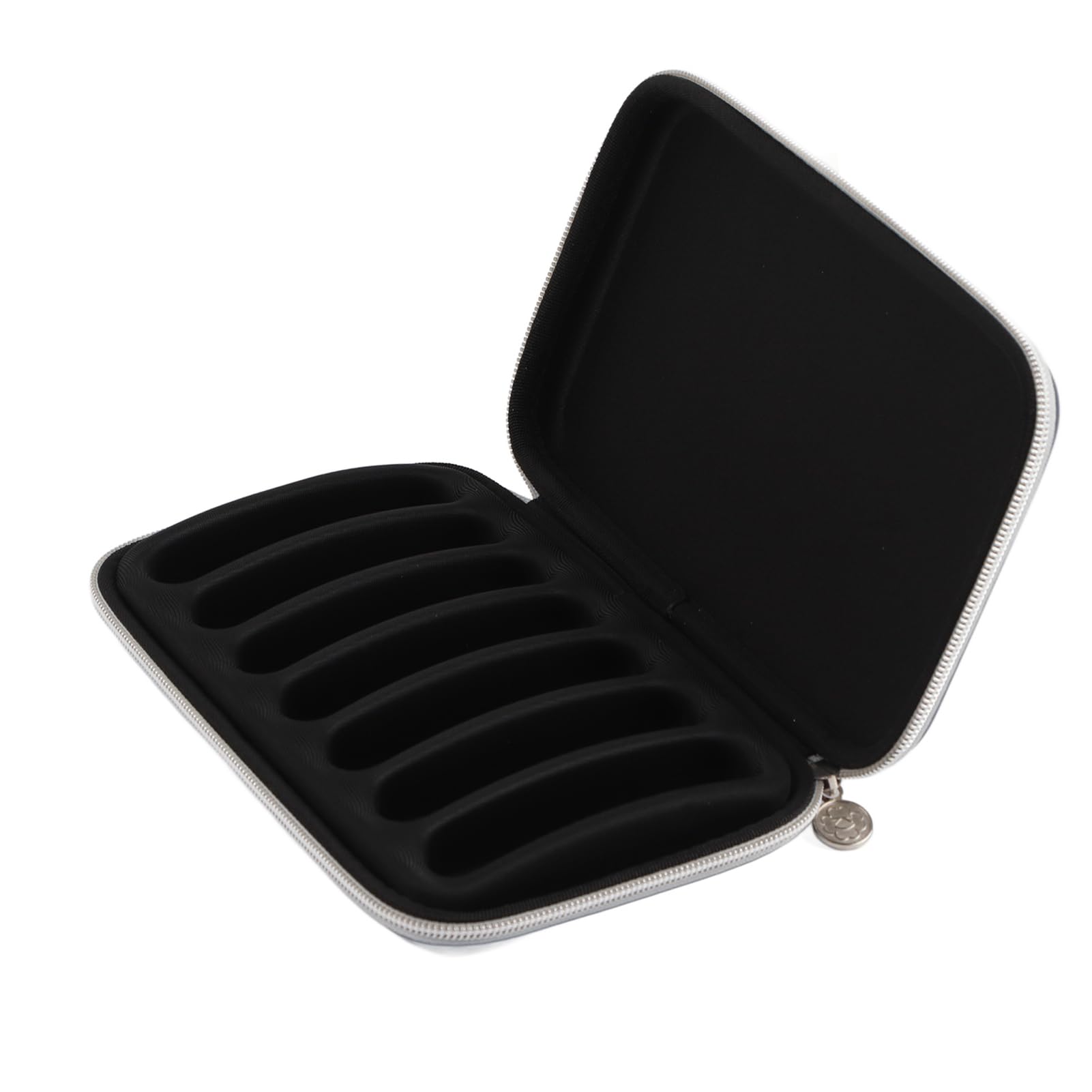 Harmonica Case for Multiple Harmonicas, Pu Leather Zippered Harmonica Carrying Case Storage Bag for 7 Harmonicas