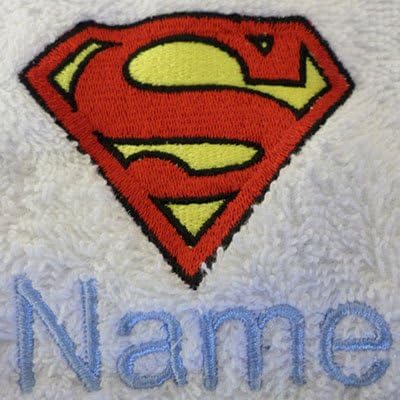 superman hooded towel