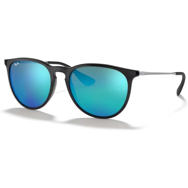 ZeroUV Matte Flash Mirror Sunglasses - Large Horn Rimmed Style With UV Protection - View #6