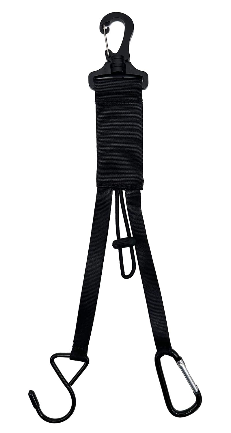 KOSTOO Fence Hooks - Multipurpose Hang-Tough Hooks - The Dugout Organizer, for Baseball/Softball Equipment, Bat Bags, Tennis Bags, Water Bottle, Camping, Ect. (1)