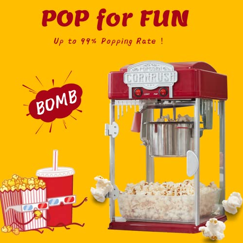 Popcorn Popper Machine4 OZ Vintage Professional Popcorn Maker Theater