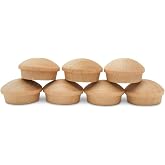 Wood Hole Plugs 3/8 inch, Pack of 100 Maple Button Top Wood Plugs for Screw Holes, by Woodpeckers