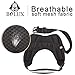 Bolux Over Head Dog Harness, Easy On and Off Pet Vest Harness, Reflective Breathable and Easy Adjust Pet Halters with Nylon Handle for Small Medium Large Dogs, Red, S