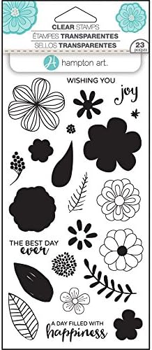 Hampton Arts Clear Stamps ~ Layer Flower Joy