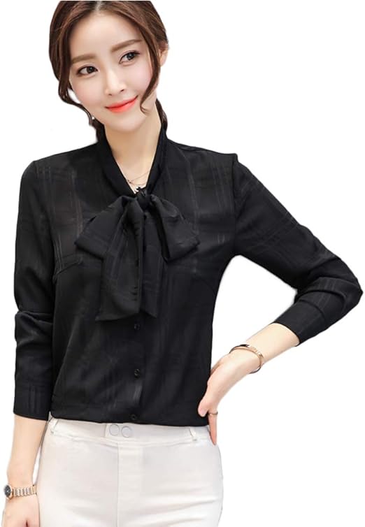 plaid chiffon blouse