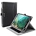 iPad Pro 10.5 Case, Clayco [Slim Fit] [Multi-Angle] [Auto Wake/Sleep] Smart PU Leather Cover Case for New Apple iPad Pro 10.5 inch 2017 Release (Black)