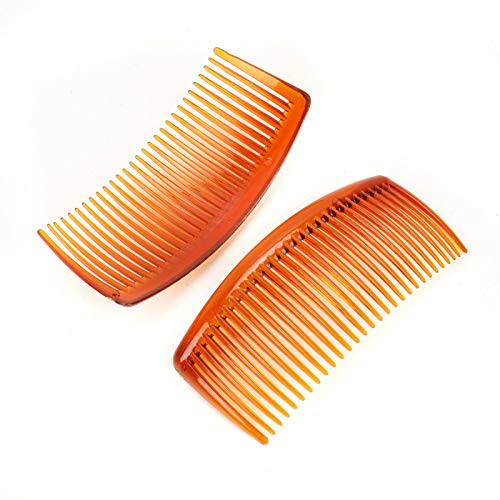 WSSROGY 12 Pack 4" Multi-Purpose Plastic Hair Side Comb with Teeth - 29 Teeth Hair Comb Pin Clip Accessory for Women Girls