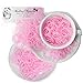 Pinky Pink Shades - 100 Grooming Bands Non Latex Top Knot Bands - Small TPU Elastics for Hair Styling Maltese, Puppiies, Yorkies, Shih-Tzu's (Princess Pink p3)
