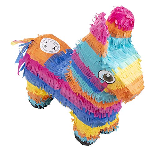 5 Donkey+Pinata+Birthday+Supplies+Multicolored